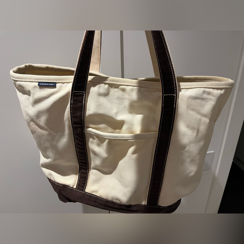Lands end tote bag